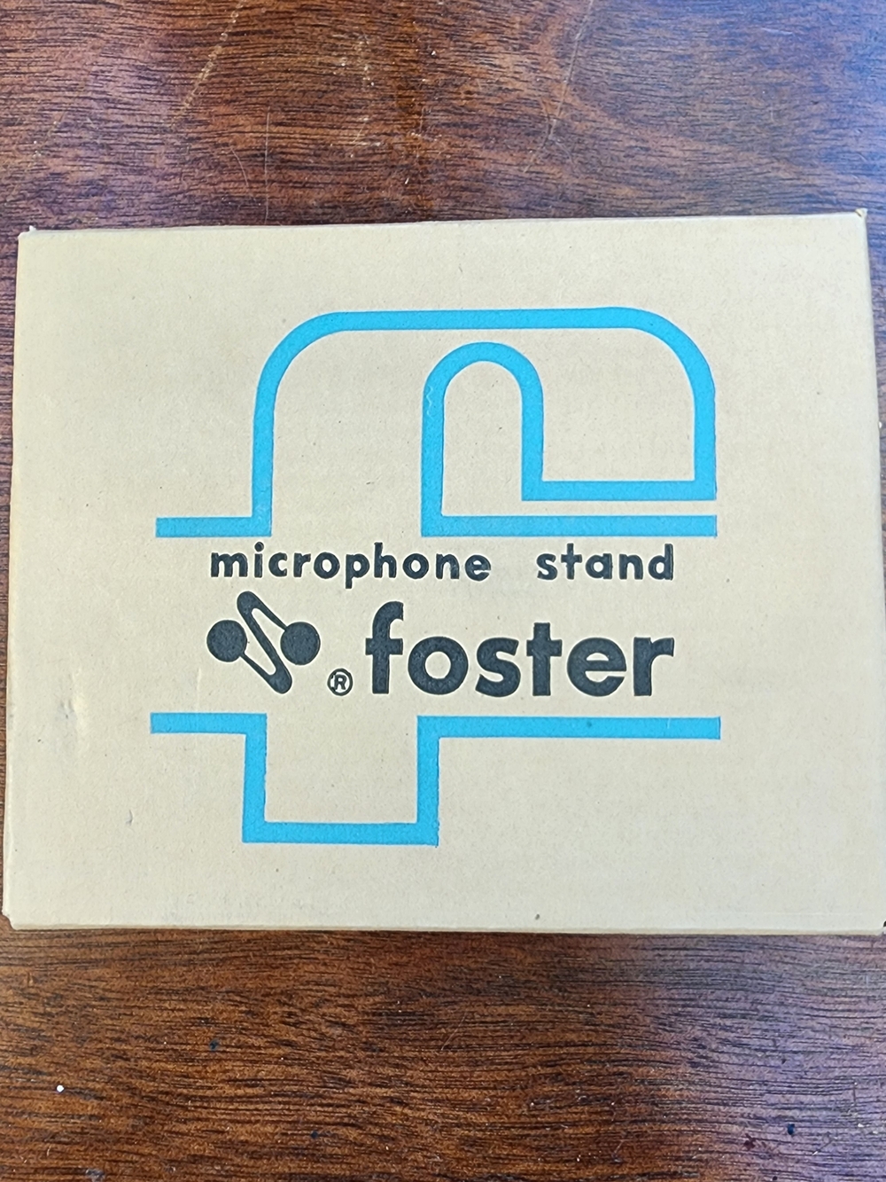 NWT Vintage Foster SF-24 Microphone Stand Orig. Box Mid Century Japan Audio 2of2